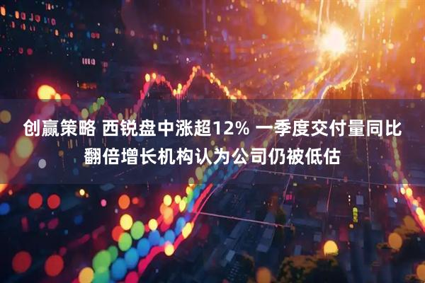 创赢策略 西锐盘中涨超12% 一季度交付量同比翻倍增长机构认为公司仍被低估
