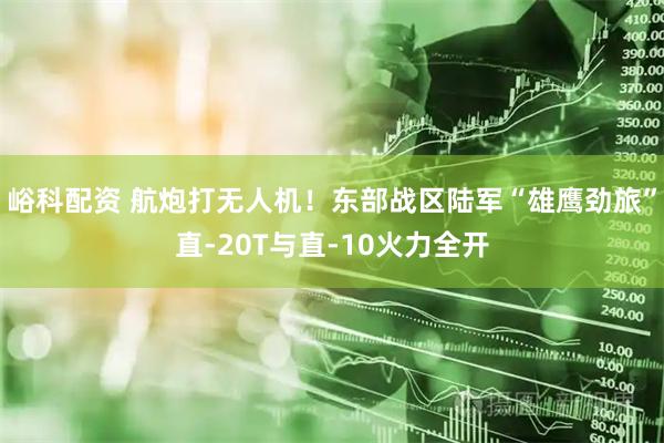 峪科配资 航炮打无人机！东部战区陆军“雄鹰劲旅”直-20T与直-10火力全开