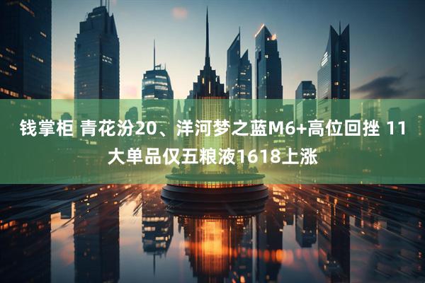 钱掌柜 青花汾20、洋河梦之蓝M6+高位回挫 11大单品仅五粮液1618上涨